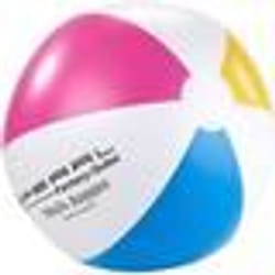 Ballon gonflable pour piscine / plage - PEARL - Multicolore - Enfant - Ø 33 cm