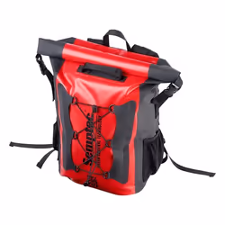 Sac à dos Trekking étanche en toile PVC - Semptec - 20 L - Rouge - Multisport - Adulte