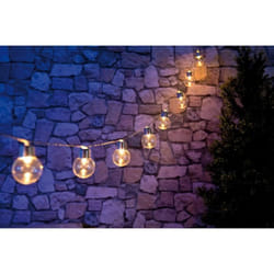 Guirlande lumineuse solaire à LED design ampoule classique - 380m