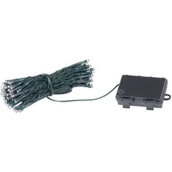 Guirlande lumineuse pour extérieur - LUNARTEC - 10 m - Pile - LED - Blanc chaud