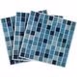 Mosaïque autocollante - INFACTORY - Aqua - Bleu - Neo-retro - Carré