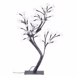 Arbre lumineux - LED - 48 fleurs - Blanc - Intérieur - Design contemporain