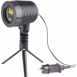 Projecteur laser dextérieur - Lunartec - Effet pluie détoiles - Rouge et vert - 9 modes déclairage