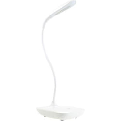 Lampe de bureau - LUNARTEC - LED COB - Rechargeable USB - Blanc