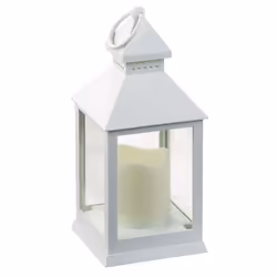 Lanterne - PEARL - Modèle Vacillante - LED - Blanc - 13 x 235 x 13 cm