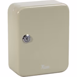 Armoire à clés - X-CASE - Mini armoire 20 clés - Acier - Gris clair - Sécurisée et pratique