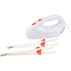 Rosenstein & Söhne NX-9202-919 couteau électrique 180 W Orange, Blanc
