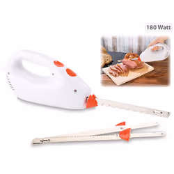 Rosenstein & Söhne NX-9202-919 couteau électrique 180 W Orange, Blanc