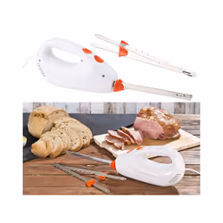 Rosenstein & Söhne NX-9202-919 couteau électrique 180 W Orange, Blanc