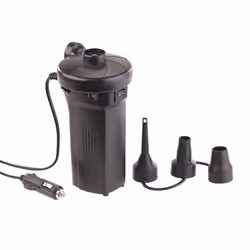 Gonfleur électrique - AGT - Modèle rechargeable 12V/230V - 275L/min - 3 embouts - Camping
