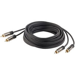 Câble stéréo Premium Cinch / Cinch mâle - 5 m