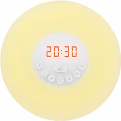 Radio-réveil lumineux Wake-up avec sons de la nature