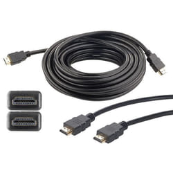 Câble HDMI - AUVISIO - 10 m - 4K UHD - 3D - HEC (connexion réseau)