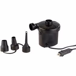 Gonfleur électrique - PEARL - Avec chargeur 12V - 3 embouts - 75W - Débit 192L/min