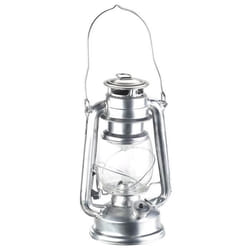 Lampe-tempête à LED - LUNARTEC - Argent - Effet flamme - Camping - 420 g