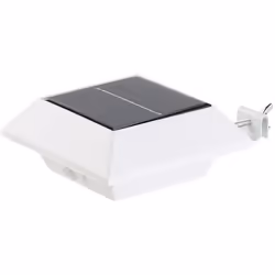 Lampe solaire à LED pour gouttière - LUNARTEC - 4 ampoules - Blanc - Energie solaire - Capteur PIR