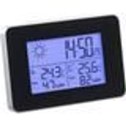 Station météo & horloge radio-pilotée avec capteur extérieur sans fil
