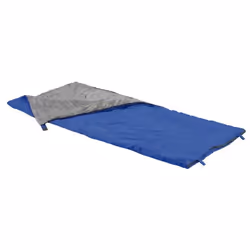 Sac de couchage - PEARL - Rectangulaire - Bleu - 190 x 75 cm - Fibre creuse été