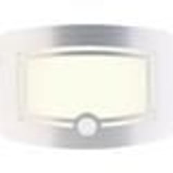 Applique murale LED - LUNARTEC - WL-250 - Sans fil - Détecteur de mouvement - Aluminium gris