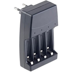 Chargeur 2 en 1 - REVOLT - Rechargeable - Intérieur - Compatible avec piles AA/AAA