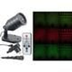 Projecteur laser - LUNARTEC - LP-320 - 3 effets colorés - Télécommande - Étanche IP65