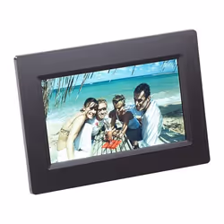 Cadre photo numérique connecté SOMIKON - IPS 7 - WiFi - 8 Go - Noir