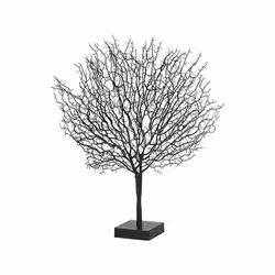 Arbre décoratif - LUNARTEC - 50 cm - Noir - LED - Intérieur - Pile