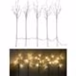 Décoration lumineuse - LUNARTEC - 5 branches 90 cm - LED blanc chaud - Intérieur