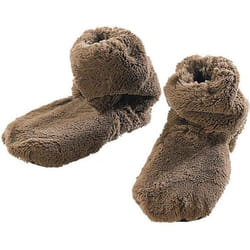 Pantoufles chauffantes à graines de lin - INFACTORY - Montant - Mixte - Adulte - Polyester