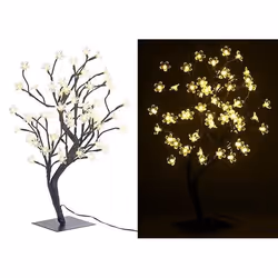 Arbre lumineux - Non spécifié - 45 cm - 64 fleurs LED - Blanc chaud - Intérieur