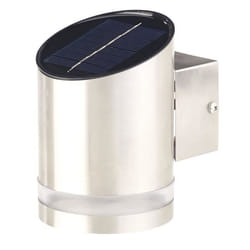 Applique solaire à LED - LUNARTEC - Acier inoxydable - 20 lm - Détecteur de mouvement - Extérieur