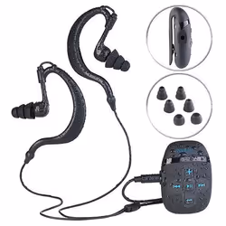 Lecteur MP3 étanche - MARQUE - DMP-450.x8 - 8 Go - Casque sport filaire - Noir