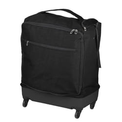 Valise trolley - XCase - 57 L - Noir - Souple - 4 roulettes 360°