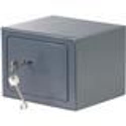 Coffre-fort compact - XCase - 5 L - A clé - Résistant aux rayures et aux contraintes mécaniques
