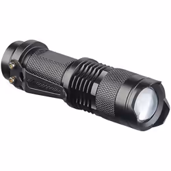 Lampe de poche - PEARL - LTL-115 - LED Cree 3W - 3 modes - Focalisable - 50m portée
