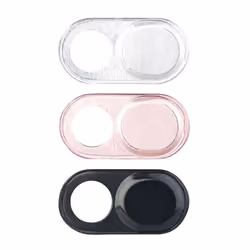 Cache pour webcam - Aluminium - Autoadhésif - Ultra fin - Kit de 3 pièces - Rose