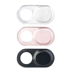 Cache pour webcam - Aluminium - Autoadhésif - Ultra fin - Kit de 3 pièces - Rose