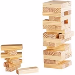 Jeu dadresse - Tour Infernale - 48 morceaux de bois - Intérieur - Mixte - A partir de 6 ans