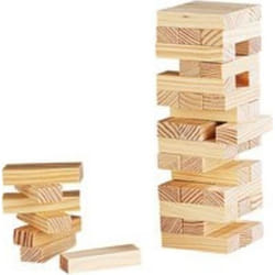 Jeu dadresse - Tour Infernale - 48 morceaux de bois - Intérieur - Mixte - A partir de 6 ans
