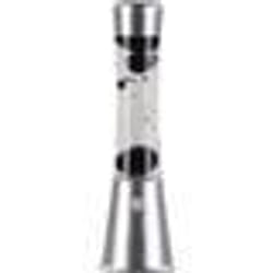 Lampe à lave - Vintage - Bulles noires - Verre et aluminium - Intérieur - 1 ampoule