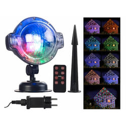 Projecteur à LED - Non spécifié - Effet neige - Blanc et multicolore - Télécommande - 500 m²