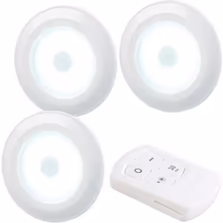 Spot à LED - LUNARTEC - UBL-16.w - 3 spots - Télécommande - Minuteur intégré
