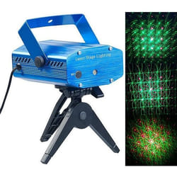 Projecteur laser effet ciel étoilé vert/rouge - LUNARTEC - LP-100 - Détecteur de bruit - Ambiance disco - 20 m²