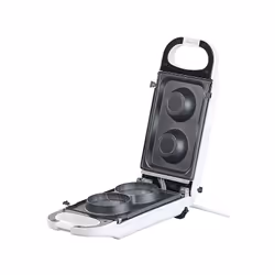 Rosenstein & Söhne NX-6921-919 machine a cupcakes et donuts 11 gâteaux 6 Donuts 700 W Noir, Blanc