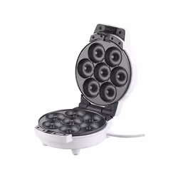 Rosenstein & Söhne NX-6920-919 machine a cupcakes et donuts Machine à fabriquer des donuts/cupcakes/cake pops 12 gâteaux 7 Donuts 600 W Noir, Blanc