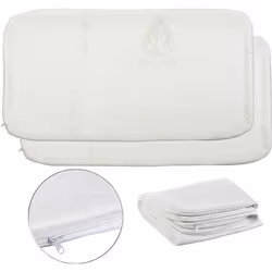 Housse pour coussin - NEWGEN MEDICALS - 40 x 80 cm - Fibres daloe vera - Lavable à 60 °C - Uni