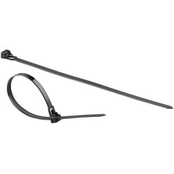 Attache-câbles - AGT - 250 x 76 mm - Lot de 100 - Réutilisables - Résistants aux UV