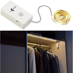 Bande LED à piles 160 lm / 60 cm blanc lumière du jour - Avec détecteur PIR