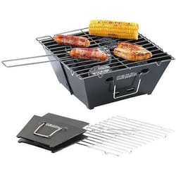 Barbecue pliable - MARQUE - Modèle - Charbon - Compact - Idéal pour petits espaces