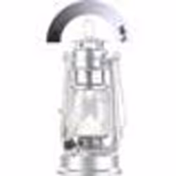 Lampe-tempête LED - LUNARTEC - Argent - Rechargeable USB - 200lm - Intensité variable